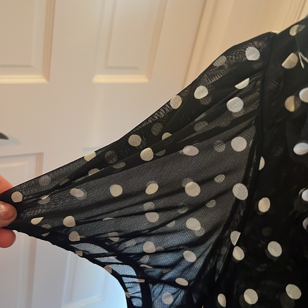 Polka dot blouse - Picture 3 of 9